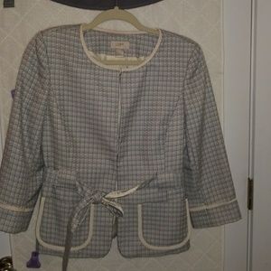 Ann Taylor Loft 3/4 length sleeve blazer